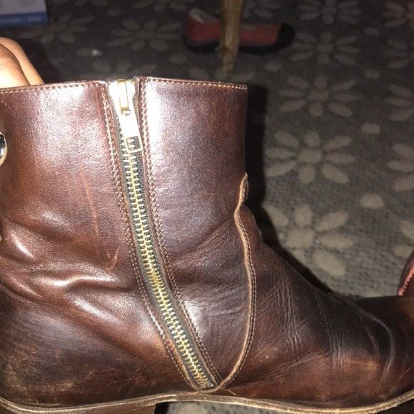 A.P.C. FRANCE ALL LEATHER CHELSEA BOOTS SIZE 42 US 9-10 - Picture 6 of 14